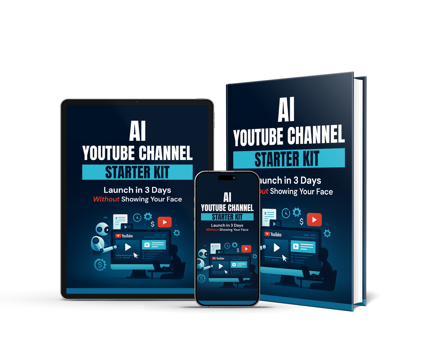 AI YouTube Channel Starter Kit: Launch In 3 Days Without Showing Your Face