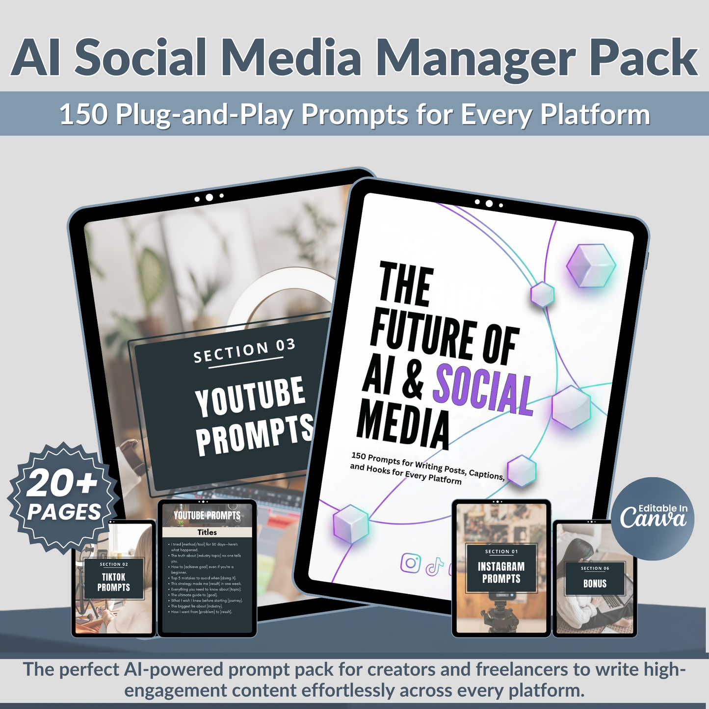 AI Social Media Manager Prompt Pack