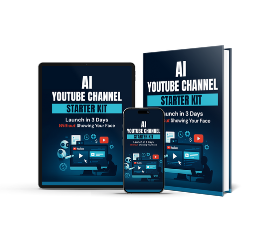 AI YouTube Channel Starter Kit: Launch In 3 Days Without Showing Your Face